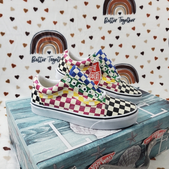 Vans Glitter Check Old Skool - Picture 8 of 13